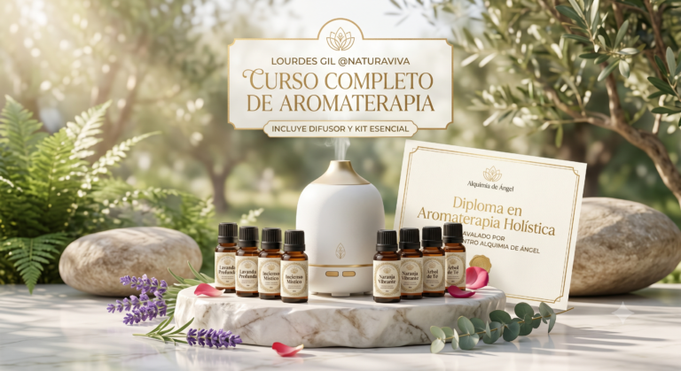 🌿 Curso Completo de Aromaterapia y Aceites Esenciales