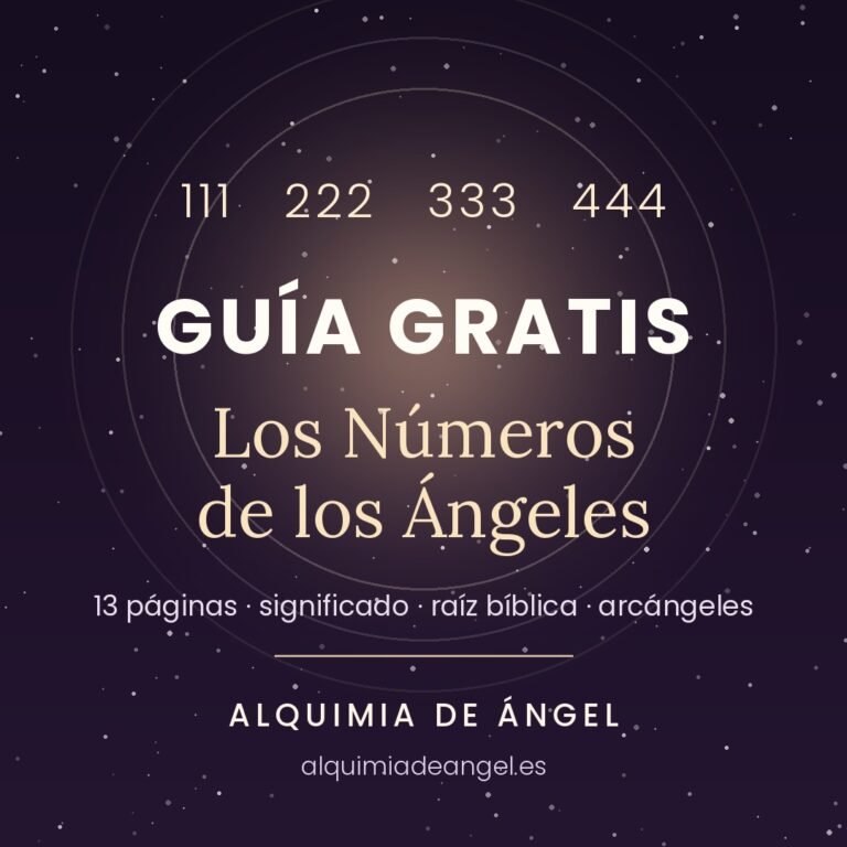 Guía gratis de los números de ángeles de Alquimia de Ángel